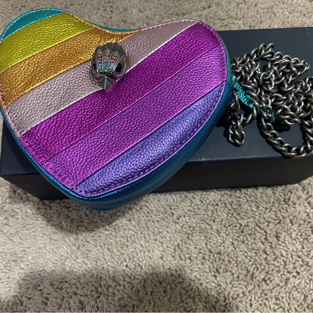 Kurt Geiger Multicolor Heart Mini Bag - Picture 2 of 4